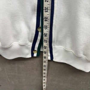Lord & Taylor Vintage Varsity Cardigan w/ Golf Embroidery Button Front Sz. Large 3