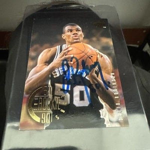 1995-96 Upper Deck - The Rookie Years David Robinson #154 Gold Electric Auto 1