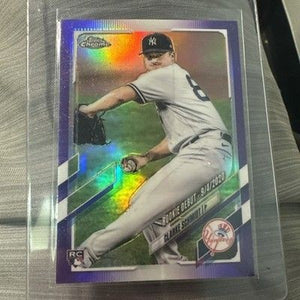 2021 Topps Chrome Purple Refractor #USC81 Clarke Schmidt RC Rookie Card Yankees 1