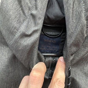 Nomad Jacket Mens Large Charcoal Omar Softshell Hooded Full Zip Style 6067-WN 2