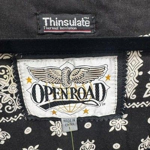 Reversible Open Road Paisley Bandana Thinsulate Vest Men’s Large Pre-Owned Excel 2