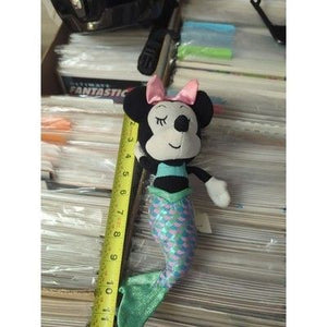 Disney Mickey Minnie Mouse Mermaid Plush Toy 12 Inch Used 4