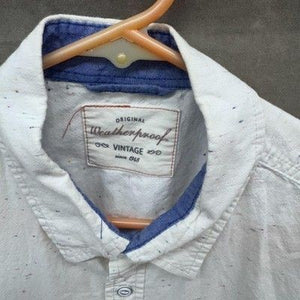 Weatherproof Vintage Shirt Mens Large Short Sleeve Button Up Pockets Casual 2