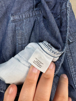 St John's Bay Women's Casual Cargo Pants Denim Cotton 18W Good Condition 3