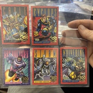 X-Men Series 2 1993 Marvel Skybox COMPLETE SET PLUS 5 GFoil Bonus Cards 2
