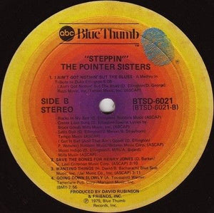 Pointer Sisters Steppin Vinyl LP Record Used 5