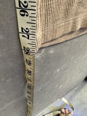Chic Wide Leg Pants Womens Medium Tan Drawstring Ribbed Lounge Comfort Soft Cozy 5