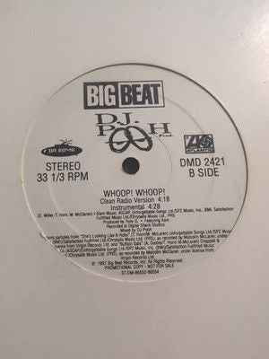 DJ Pooh, Whoop! Whoop!, (12", Promo), VG, 3623272650 3