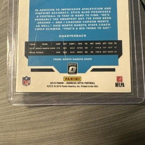 2019 Donruss Optic #189 Easton Stick Optic Bronze Auto Los Angeles Chargers 4