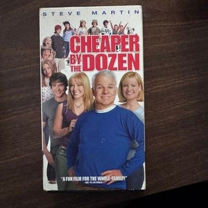 Cheaper by the Dozen Steve Martin Family Comedy VHS Movie Very Good Condition 2