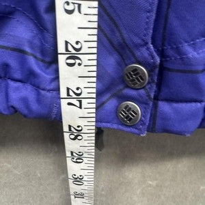 Columbia Womens Jacket Medium Purple Plaid Waterproof Hooded Pre-Owned 3