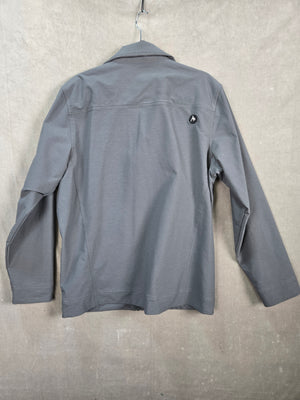 Marmot Men's Gray Softshell Full Zip Jacket Stretch Outdoor Size M 3