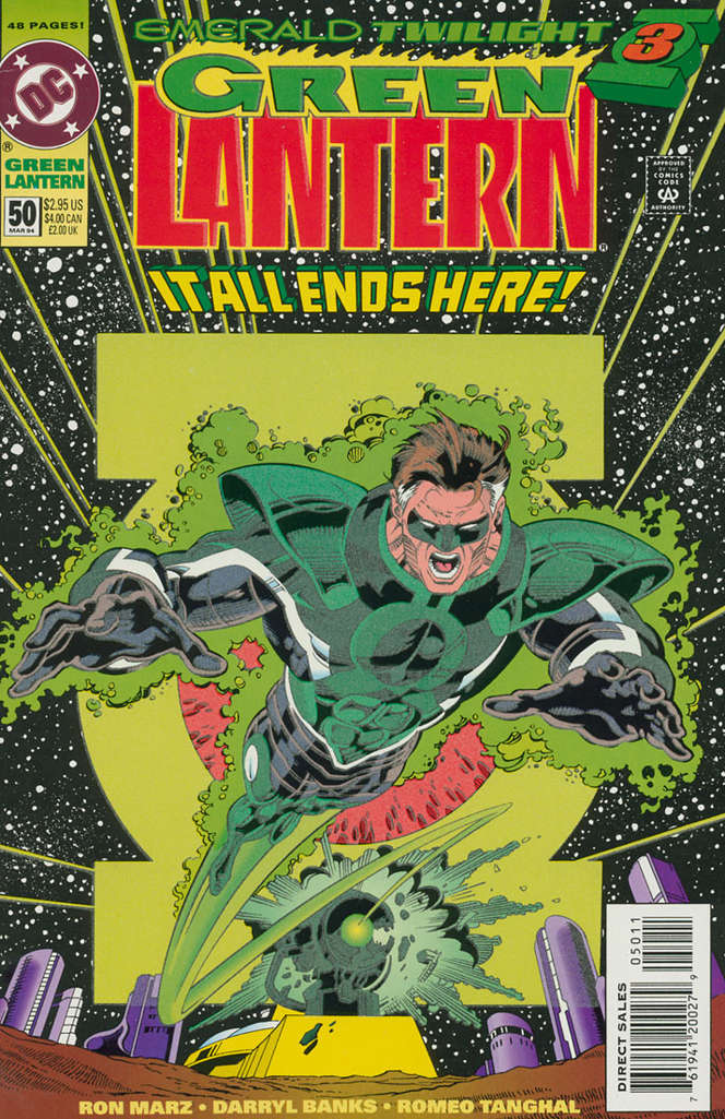 Green Lantern (3rd Series) #50 (1994) 1st App Parallax DC VF/NM 9.0 Modern Age