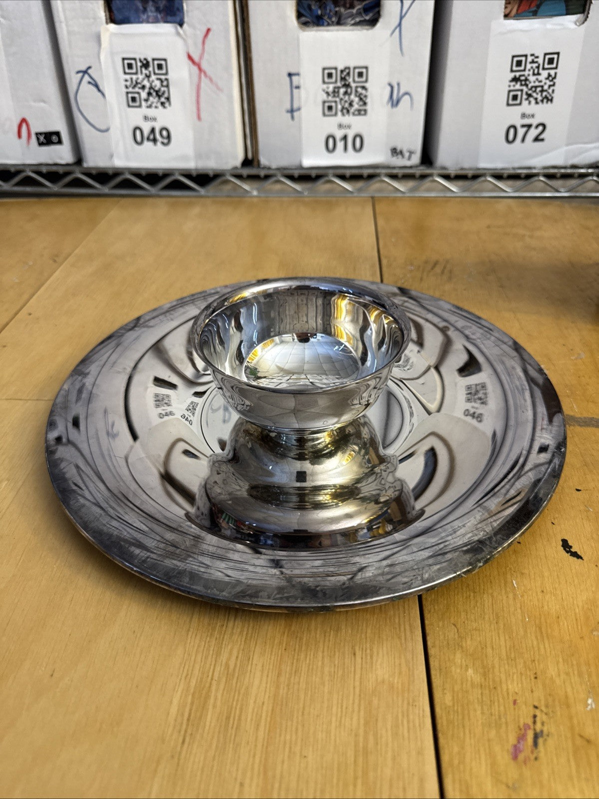 WM A. Rogers Oneida Silver Plated Serving Platter