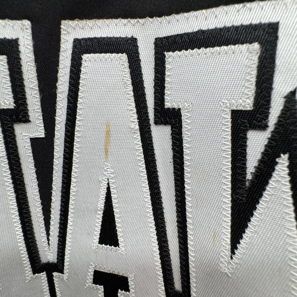 Varsity Spirit Pullover Jacket Womens Medium Black White Cheer Warm Up Raglan